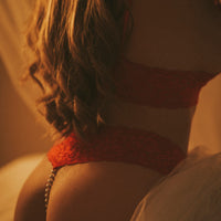Scarlett Red Pearl Thong